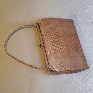 Vintage 1950s Bellestone snakeskin hand bag